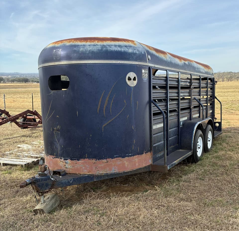 1996 W-W 6' x 16' Stock Trailer