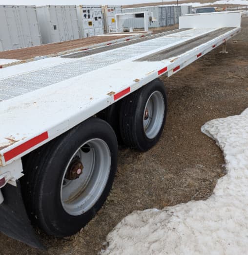 1985 HOBBS SD804296 Platform Semi-Trailer