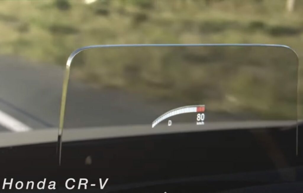 velocímetro honda crv hud