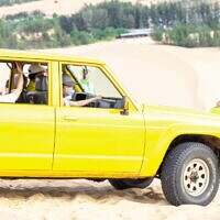 Yellow SUV