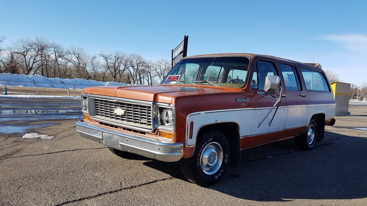 a Classic Chevy Suburban