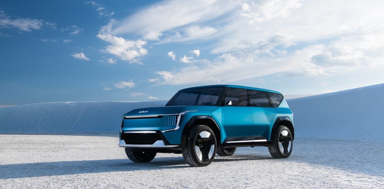 Der Kia EV9: Wird das Auto mit Solarpaneelen auf den Markt kommen?