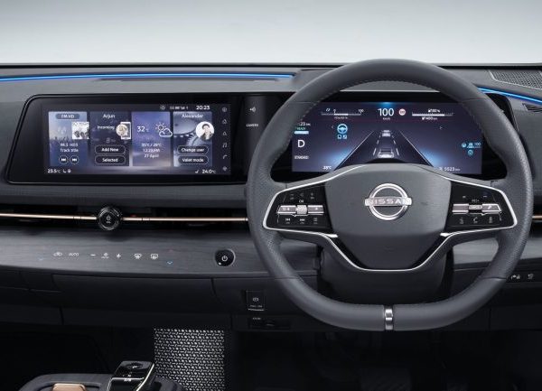 The 2023 Nissan Ariya's futuristic dash | Nissan