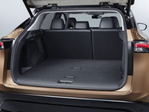 The 2023 Nissan Ariya trunk space