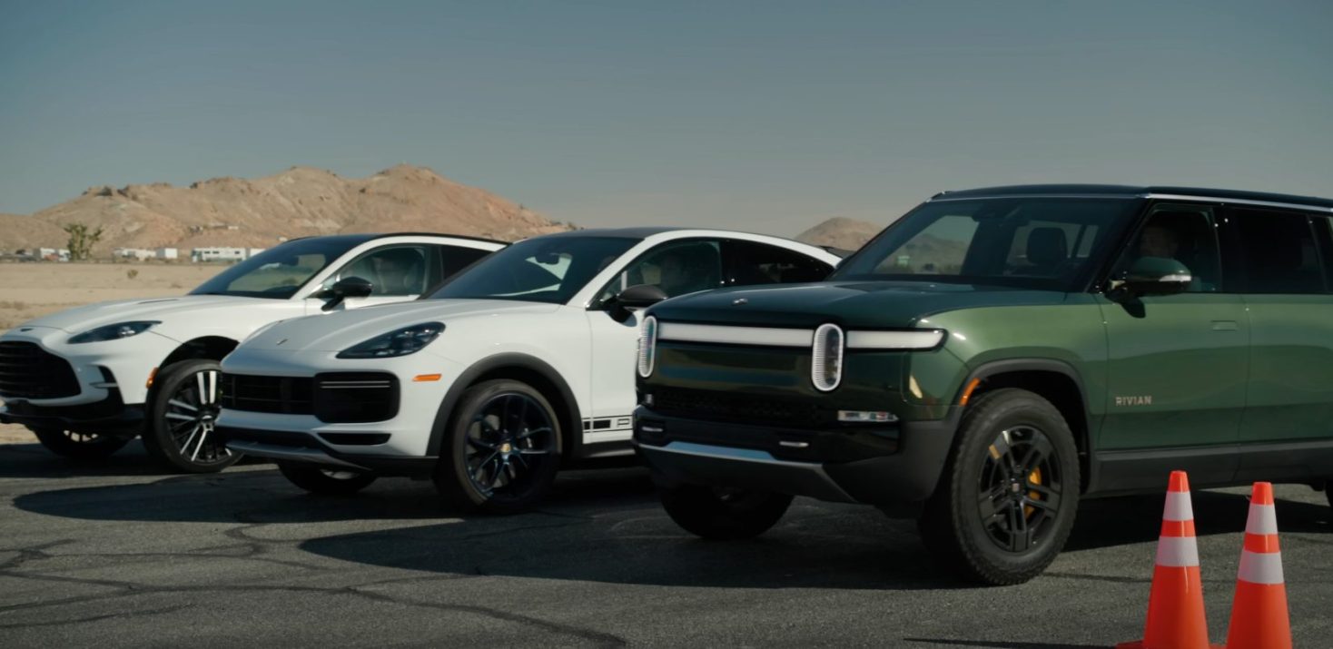 SUV-Showdown: R1S gegen DBX 707 gegen Cayenne Turbo GT