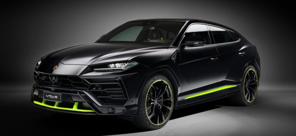 Innenraum der Lamborghini Urus-Graphitkapsel