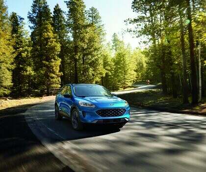 ford escape exterior blue