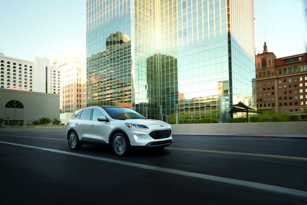 ford escape exterior silver