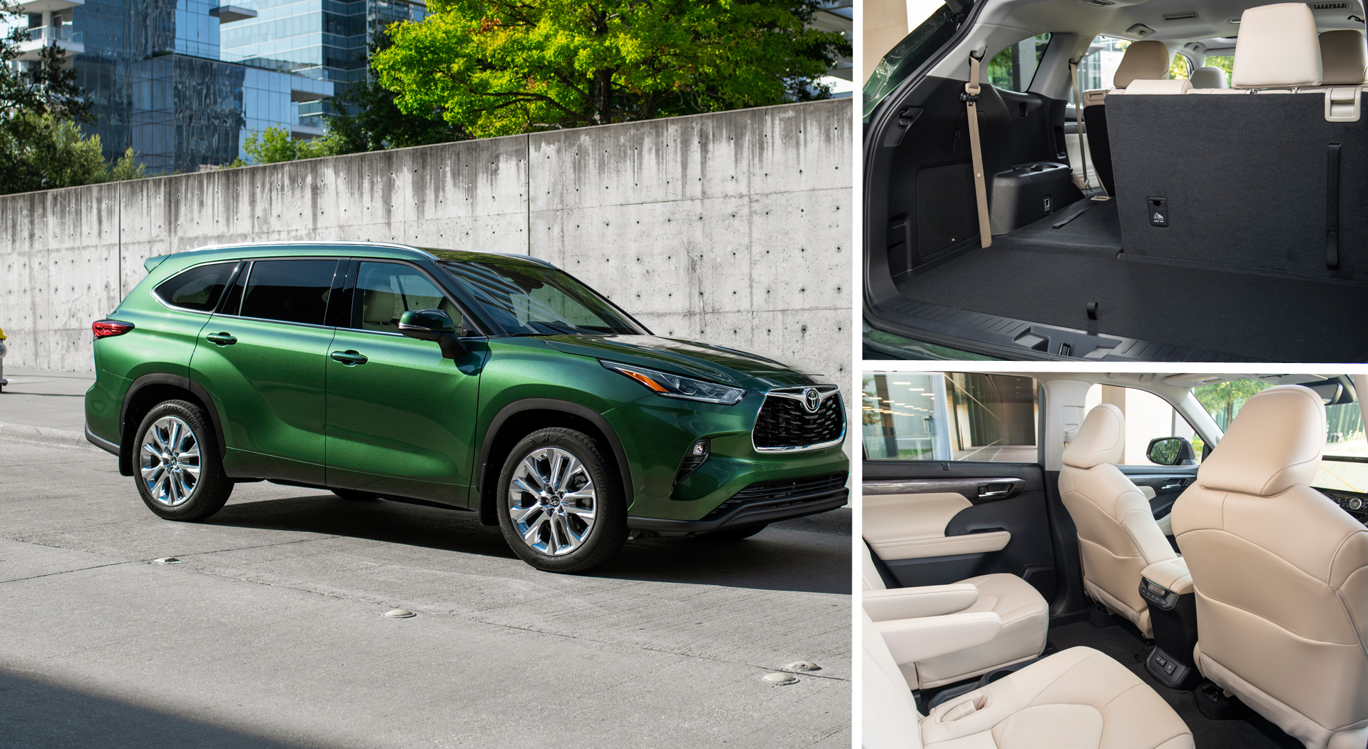 2023 Toyota Highlander SUV interior storage