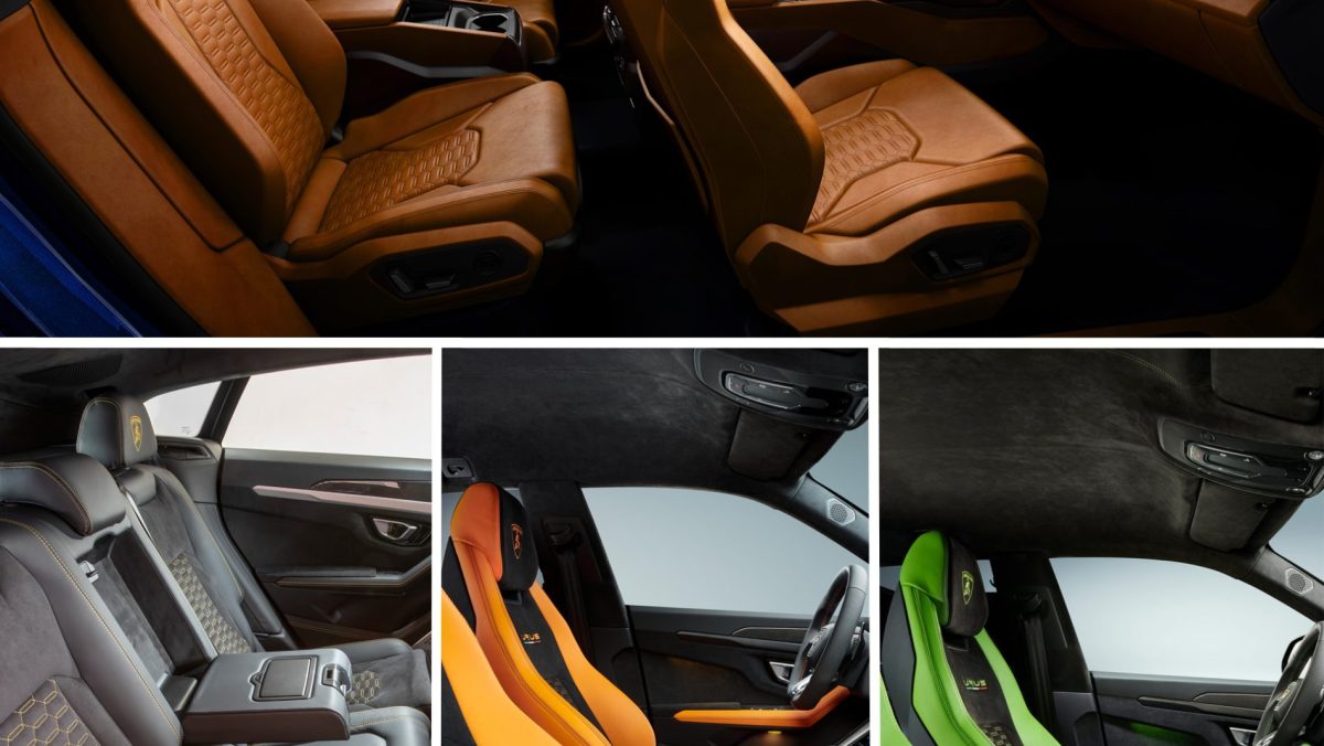 Lamborghini Urus seats