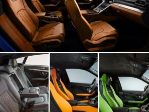 Lamborghini Urus seats