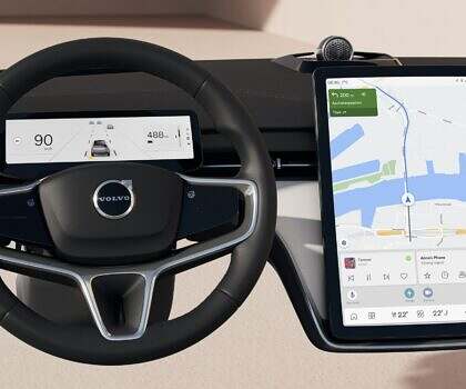 Your new Volvo EX90 gives you the info you need when you need it