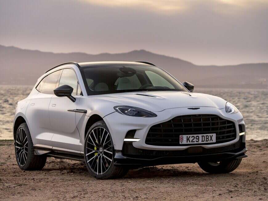 Aston Martin DBX Satin Neutron White