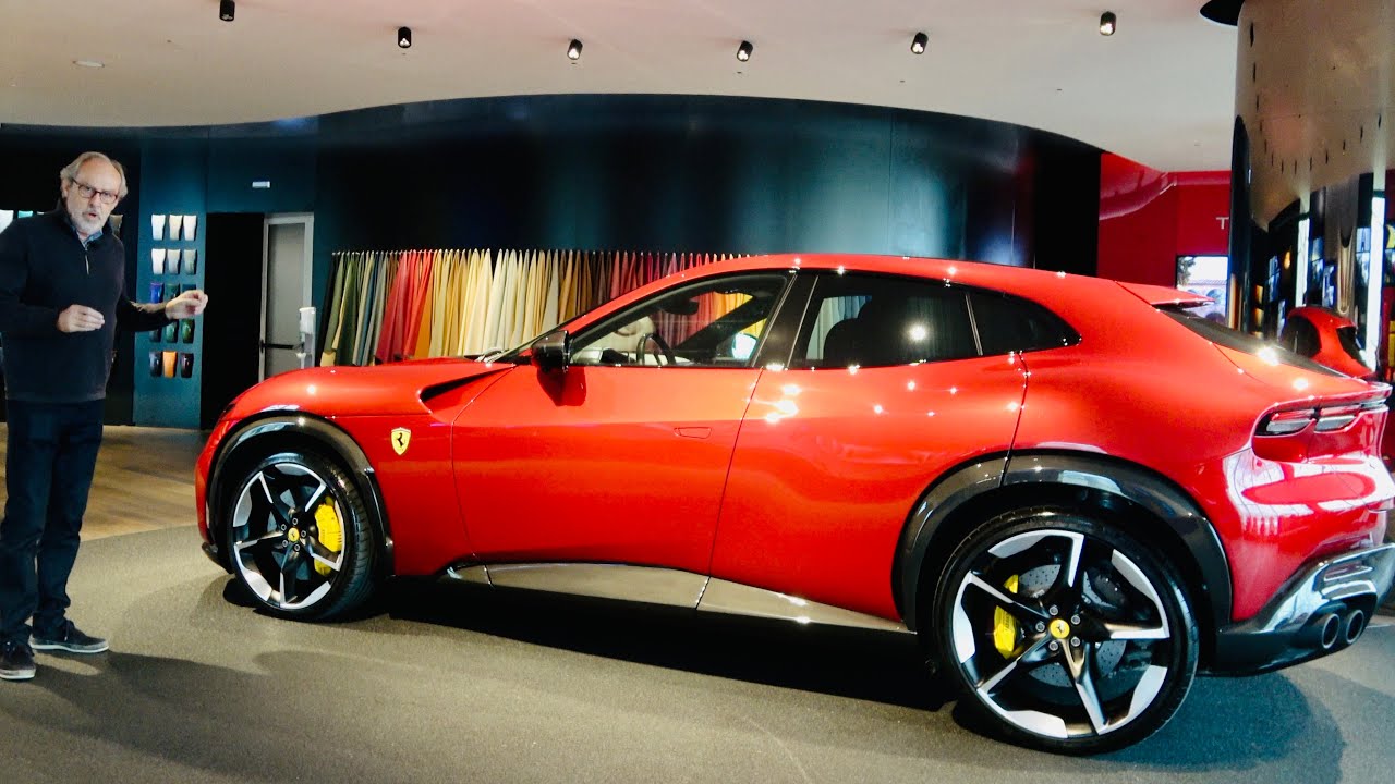 Harry’s Garage Gets a Walkaround Tour of the Ferrari Purosangue SUV