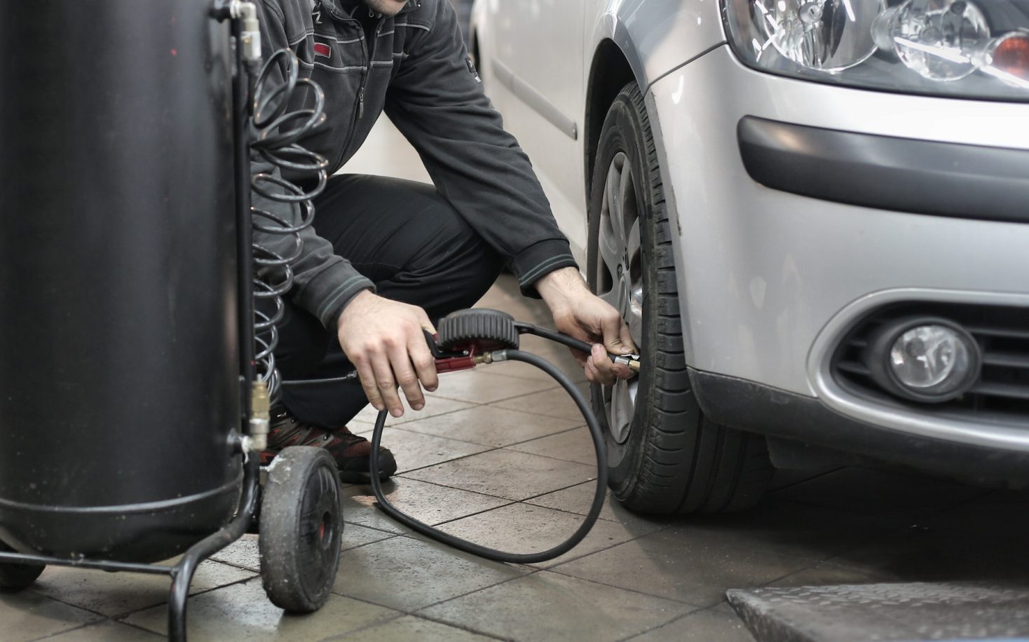 Tire pressure check