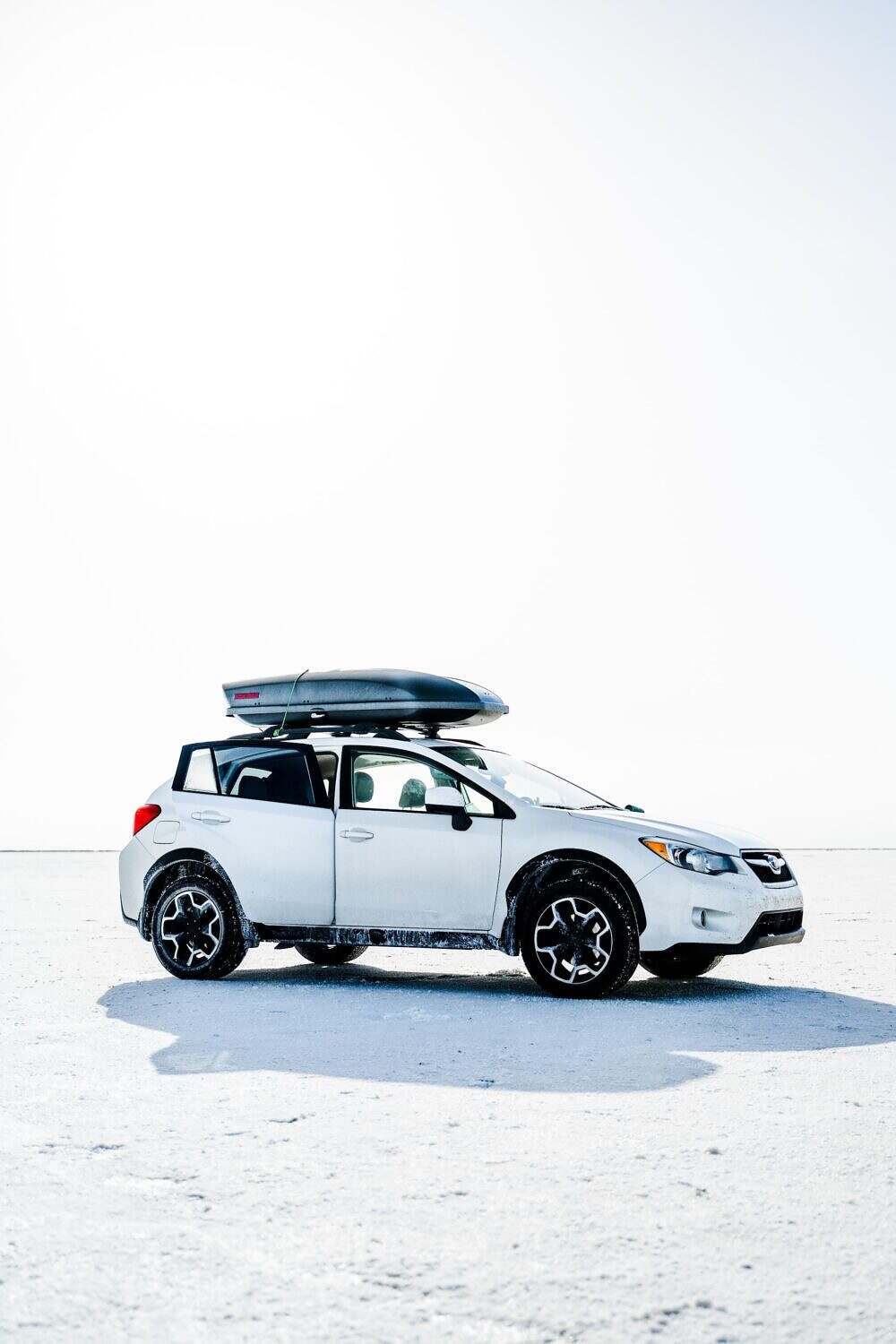Off-roading on the the Bonneville Salt Flats