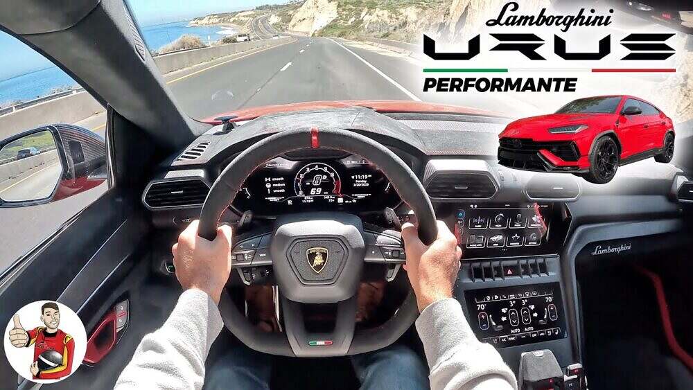 Get a Virtual POV Drive of the Lamborghini Urus Performante SUV