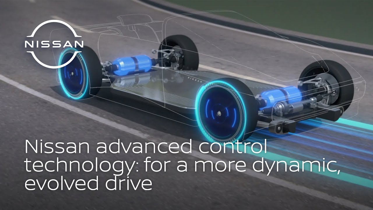 ¿Qué es la tecnología de control en las cuatro ruedas E-4ORCE de Nissan?