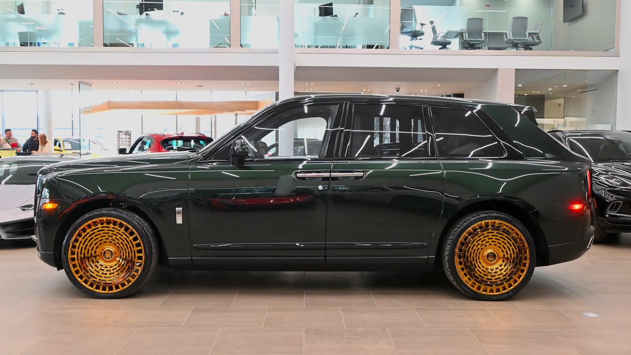 Frank Holand Automotive Tour of the 2023 Rolls-Royce Cullinan with Gold Wheels