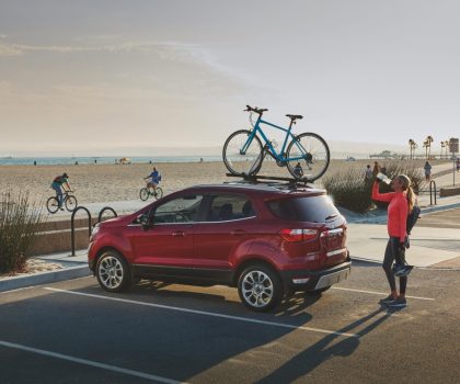 2019 ECOSPORT Beach Wth Bike On Rack Strips