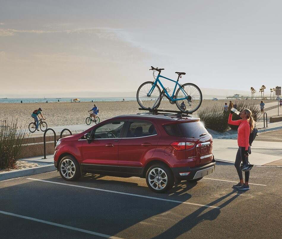 2019 ECOSPORT Beach Wth Bike On Rack Strips