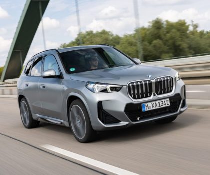 BMW X1 SUV driving