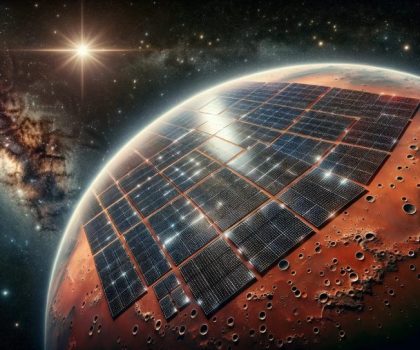 Cover Mars with solar panels