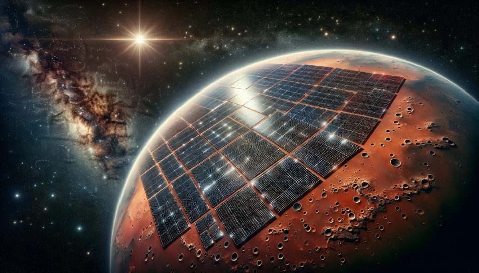 Cover Mars with solar panels
