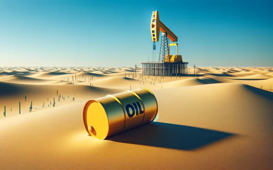Oil Mining in the desert