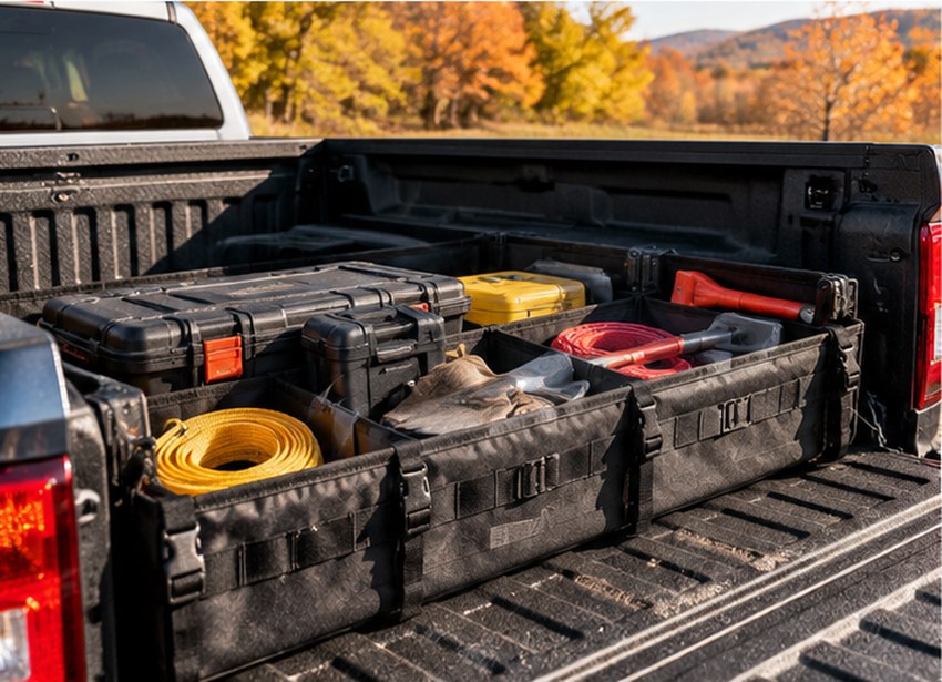 The Pickup Bed Gear Organizer